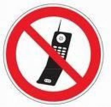 Schild Handy verboten Folie selbstklebend