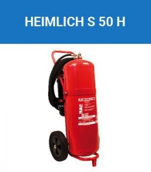 Fahrbarer Feuerlöscher Heimlich / Minimax 50 Liter Schaum