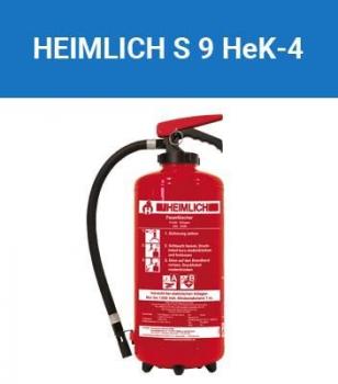 Feuerlöscher Heimlich / Minimax 9 Liter Schaum-Kartusche