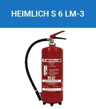 Feuerlöscher Heimlich / Minimax Schaum 6 Liter Dauerdruck