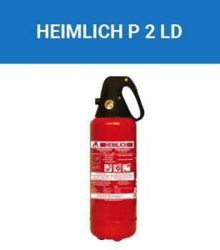 Heimlich P2 LD 2 KG ABC Auto Feuerlöscher mit KFZ Halterung