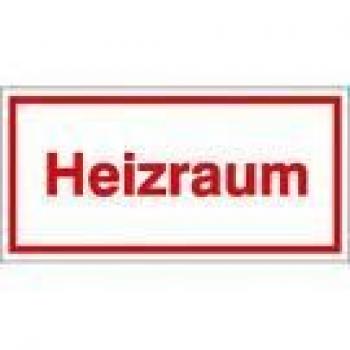 Schild Heizraum