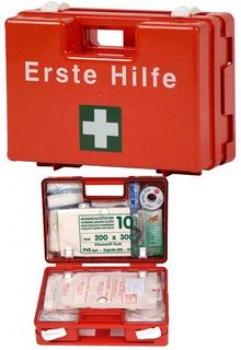 Verbandskoffer / Erste Hilfe Koffer DIN 13169 mit Wandhalterung