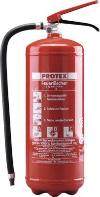 Feuerlöscher Protex 6 KG ABC - Feuerlöscher-günstig