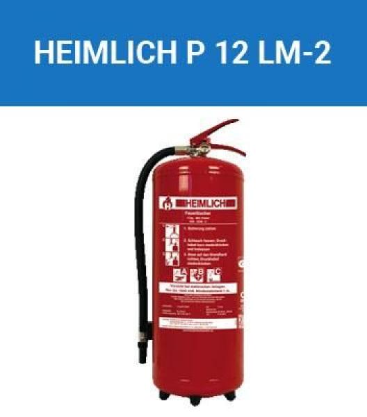 Feuerlöscher 12 KG ABC Heimlich / Minimax Dauerdruck