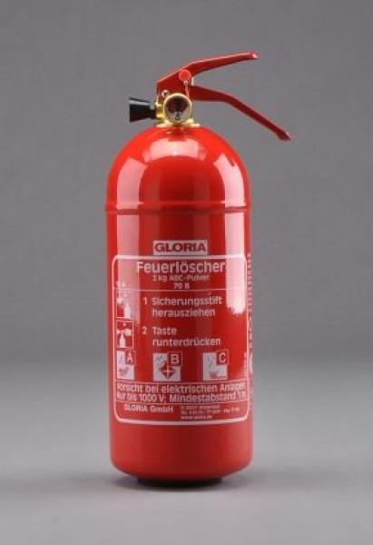 Feuerlöscher 2 KG Gloria PD2 GA