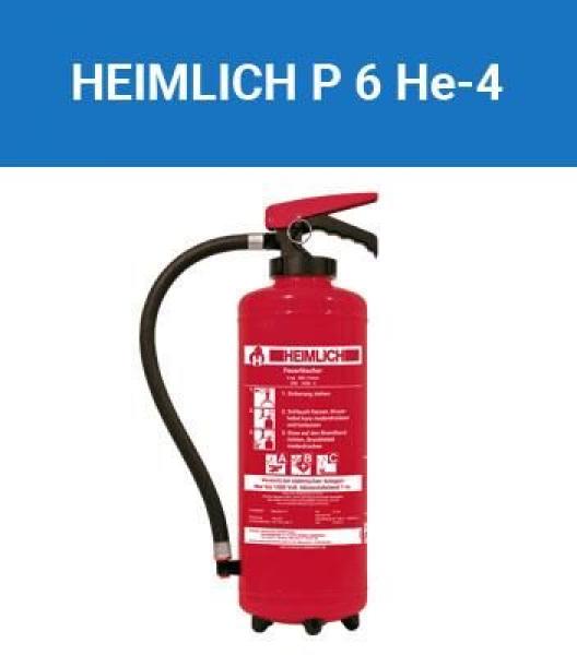 Feuerlöscher 6 KG ABC Pulver Heimlich / Minimax 34A/183B