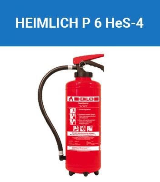 Feuerlöscher 6 KG ABC Pulver Heimlich / Minimax 43A/233B