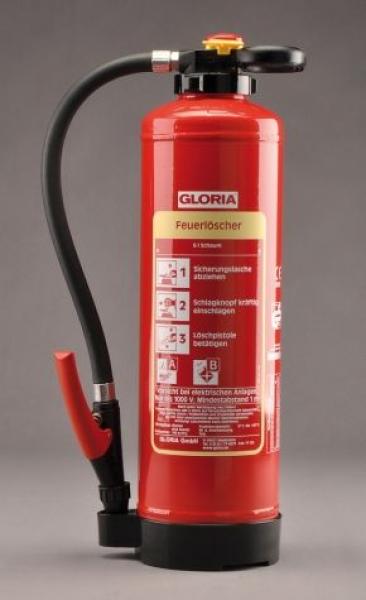 Feuerlöscher Gloria SK6 Pro 6 Liter Schaum