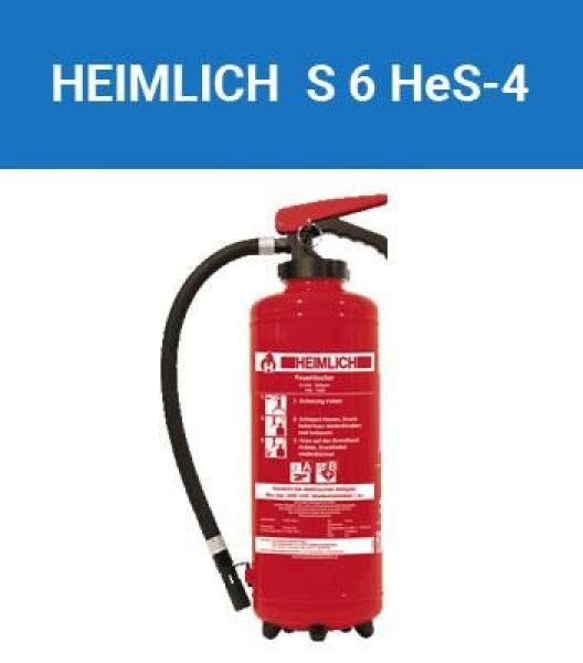 Feuerlöscher Heimlich / Minimax 6 Liter Schaum 43A