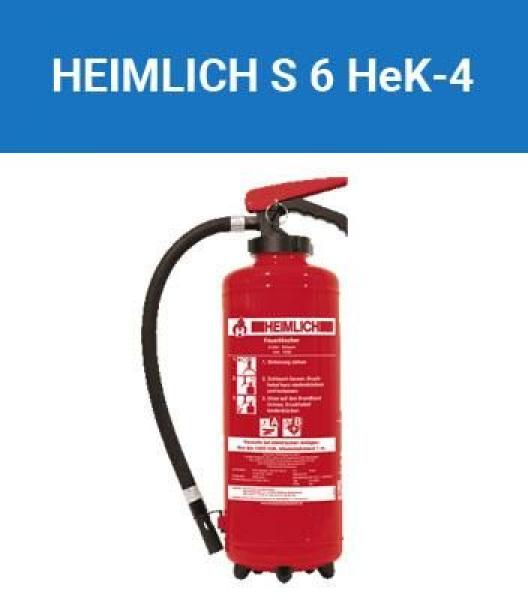 Feuerlöscher Heimlich / Minimax 6 Liter Schaum-Kartusche
