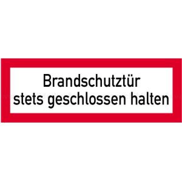 Schild Brandschutztür stets geschlossen halten DIN 14406 selbstklebend